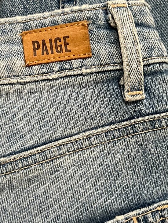 Paige High Rise Sarah Straight Jeans - Picture 9 of 10